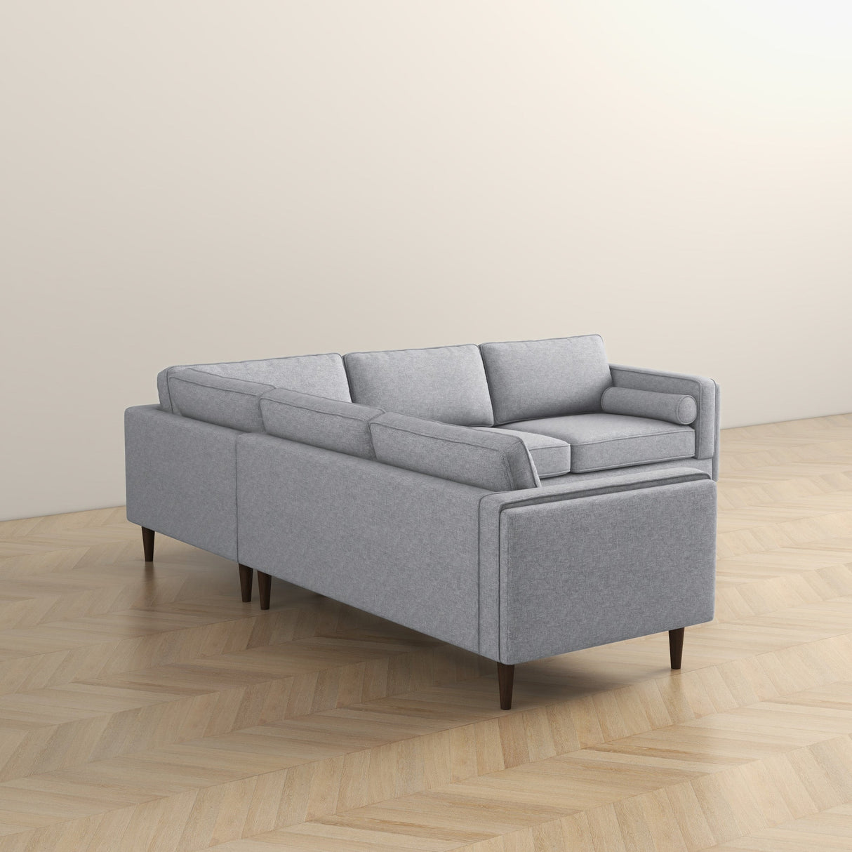 Fordham Light Grey Linen Corner Sectional from Ashcroft Furniture - Luna Furniture