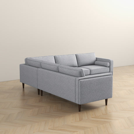 Fordham Light Grey Linen Corner Sectional from Ashcroft Furniture - Luna Furniture