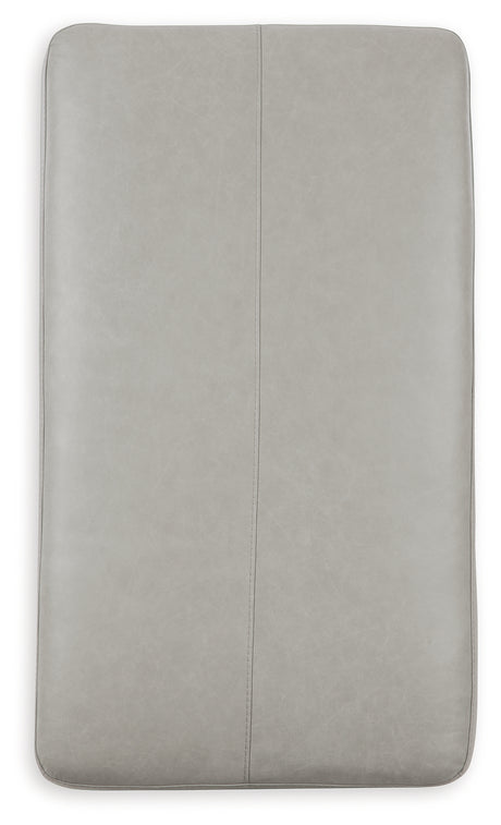 Amiata Glacier 2-Piece Sectional with Ottoman from Ashley - Luna Furniture