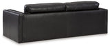 Amiata Sofa, Loveseat, Chair and Ottoman in Onyx from Ashley Furniture - Luna Furniture