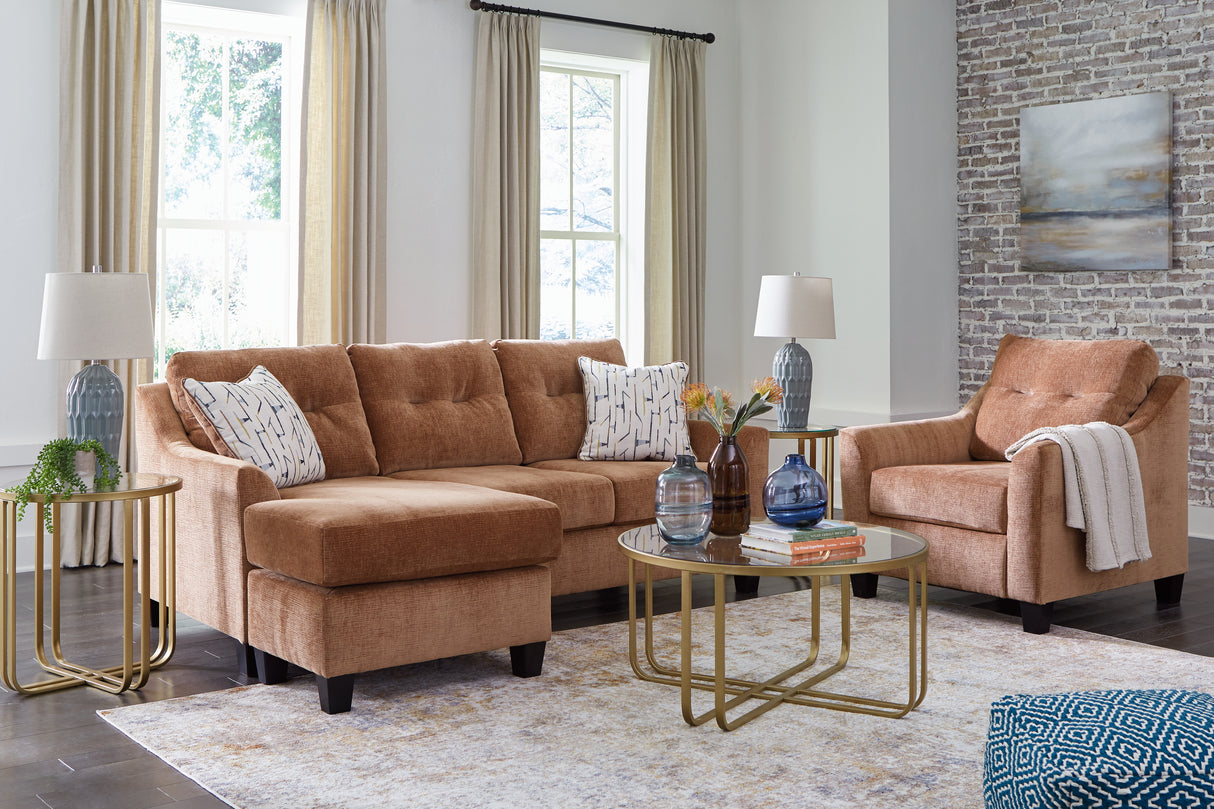 Amity Bay Clay Sofa Chaise and Chair from Ashley - Luna Furniture