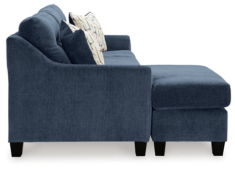 Amity Bay Sofa Chaise, Chair, and Ottoman in Ink from Ashley - Luna Furniture