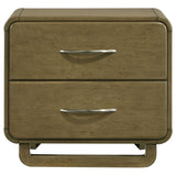 Amsbury Nutmeg 2-Drawer Nightstand from Coaster - Luna Furniture
