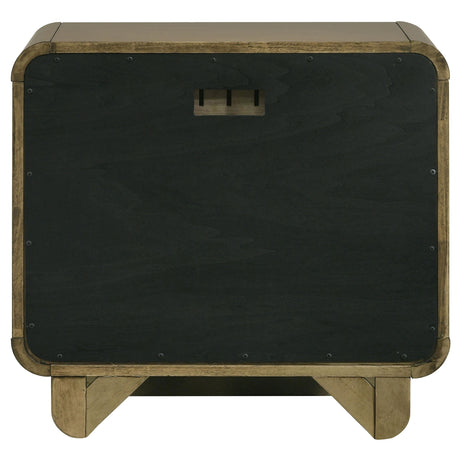 Amsbury Nutmeg 2-Drawer Nightstand from Coaster - Luna Furniture