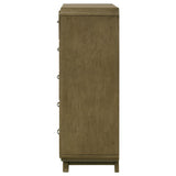 Amsbury Nutmeg 5-Drawer Chest from Coaster - Luna Furniture