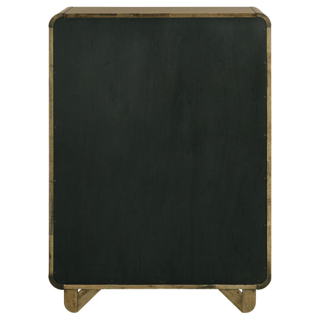 Amsbury Nutmeg 5-Drawer Chest from Coaster - Luna Furniture