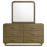 Amsbury 6-drawer Dresser and Mirror Nutmeg from Coaster - Luna Furniture