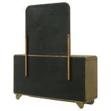 Amsbury 6-drawer Dresser and Mirror Nutmeg from Coaster - Luna Furniture