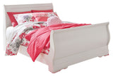 Anarasia White Full Sleigh Bed with Dresser from Ashley Furniture - Luna Furniture