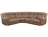 Anastasia Cocoa 3-Piece Reclining Sectional from Steve Silver - Luna Furniture
