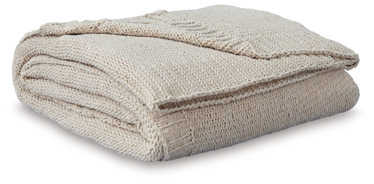 Anawood Oatmeal Throw (Set of 3) from Ashley - Luna Furniture