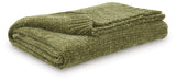Anawood Olive Green Throw (Set of 3) from Ashley - Luna Furniture
