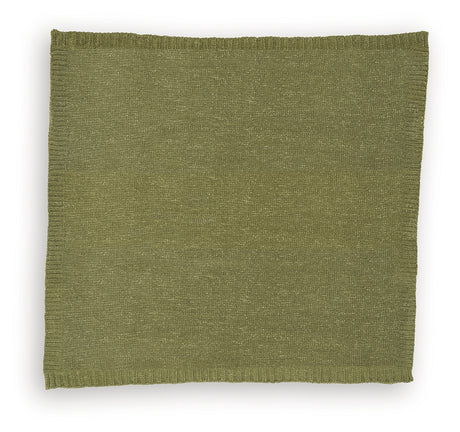 Anawood Olive Green Throw (Set of 3) from Ashley - Luna Furniture
