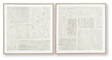 Andorfield Beige/Black/White Wall Art (Set of 2) from Ashley - Luna Furniture