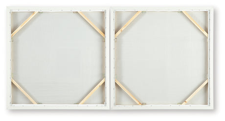 Andorfield Beige/Black/White Wall Art (Set of 2) from Ashley - Luna Furniture