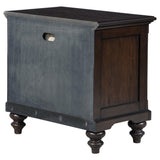 Andover Dark Oak 1-Drawer Nightstand from Coaster - Luna Furniture