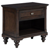 Andover 4-piece Eastern King Bedroom Set Dark Oak from Coaster - Luna Furniture