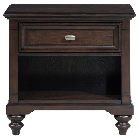 Andover 4-piece Eastern King Bedroom Set Dark Oak from Coaster - Luna Furniture