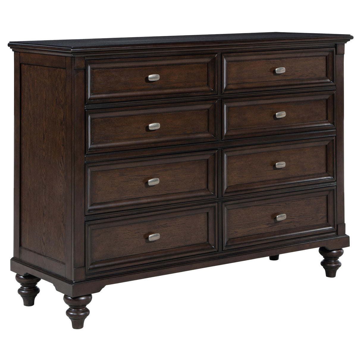 Andover 4-piece Eastern King Bedroom Set Dark Oak from Coaster - Luna Furniture