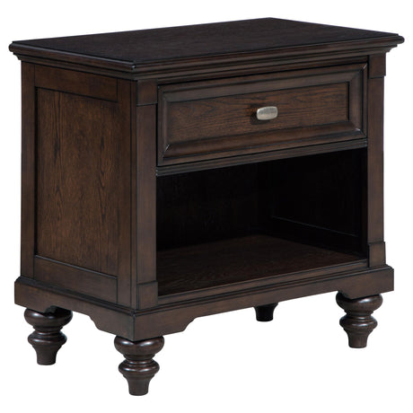 Andover Dark Oak 4-piece Queen Bedroom Set from Coaster - Luna Furniture