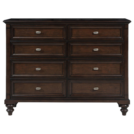Andover Dark Oak 4-piece Queen Bedroom Set from Coaster - Luna Furniture