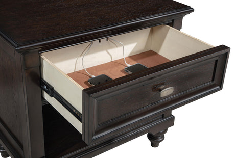 Andover Dark Oak 5-piece Eastern King Bedroom Set from Coaster - Luna Furniture
