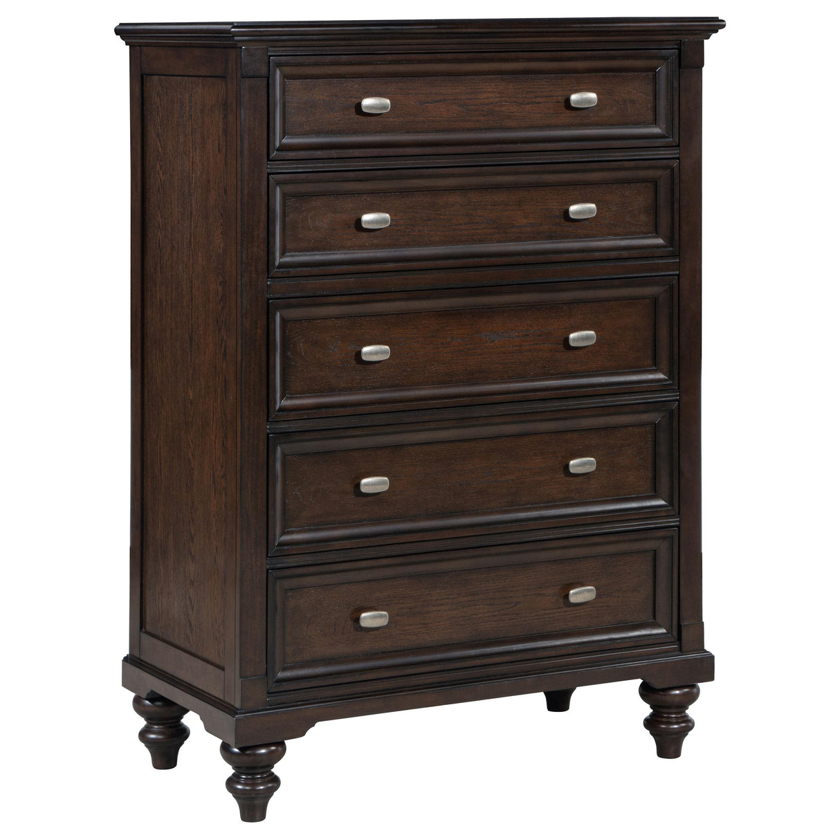 Andover 5-piece Queen Bedroom Set Dark Oak from Coaster - Luna Furniture