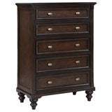 Andover 5-piece Queen Bedroom Set Dark Oak from Coaster - Luna Furniture