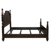 Andover Dark Oak Four Poster Eastern King Bed from Coaster - Luna Furniture