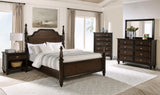 Andover 8-drawer Dresser and Mirror Dark Oak from Coaster - Luna Furniture
