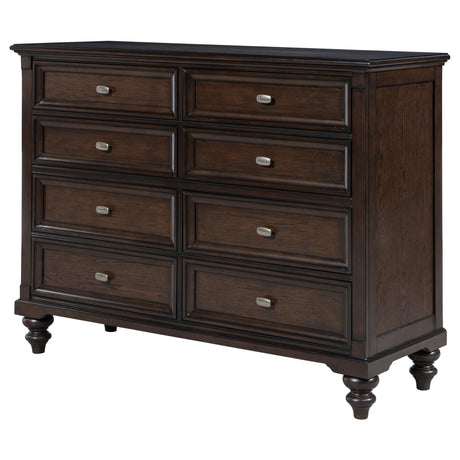 Andover Dark Oak 8-Drawer Dresser from Coaster - Luna Furniture