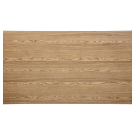 Andrews Light Ash and White 66-inch Rectangular Dining Table from Coaster - Luna Furniture