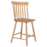 Andrews Light Ash Windsor Counter Height Dining Side Chair, Set of 2 from Coaster - Luna Furniture