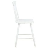 Andrews White Windsor Counter Height Dining Side Chair, Set of 2 from Coaster - Luna Furniture