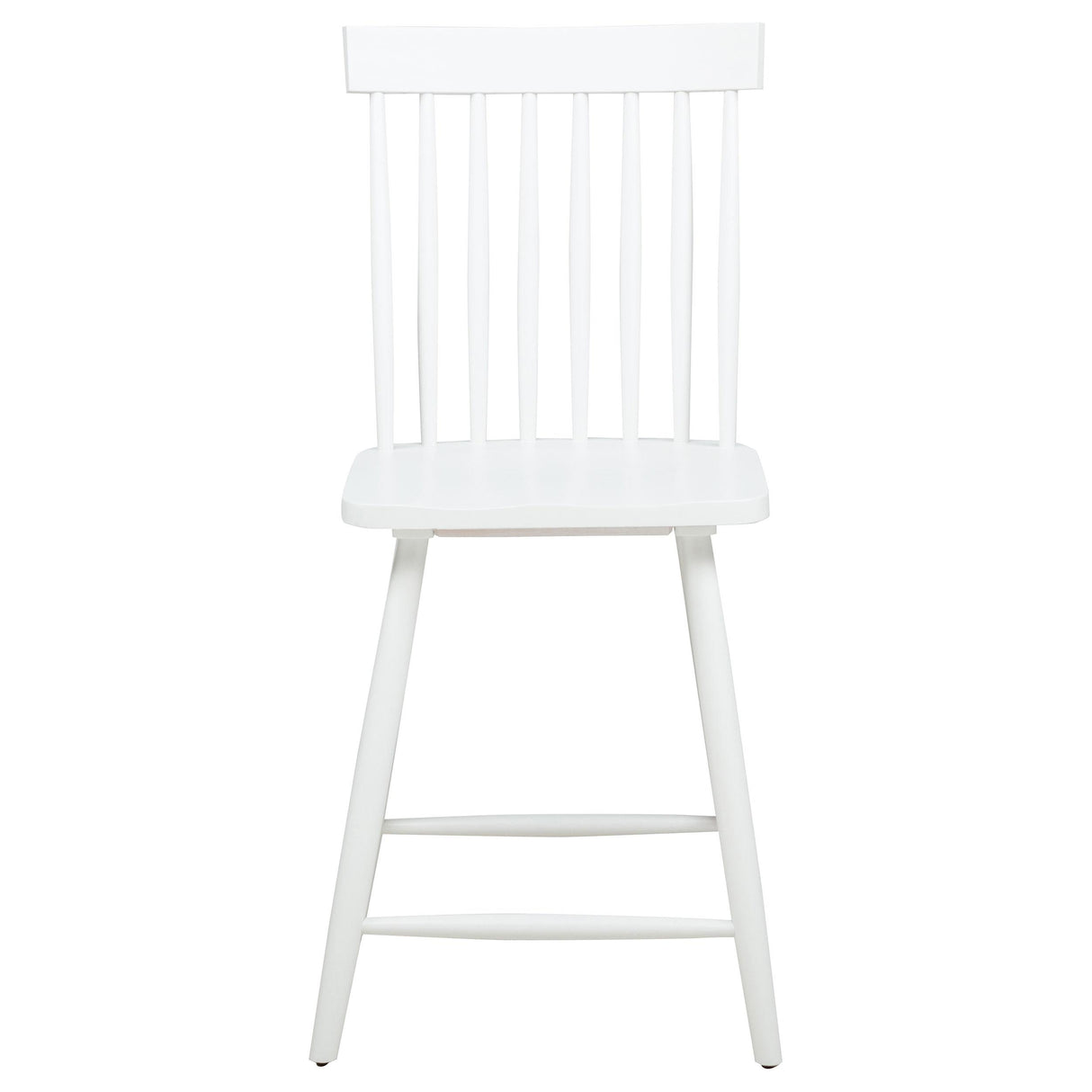 Andrews White Windsor Counter Height Dining Side Chair, Set of 2 from Coaster - Luna Furniture