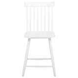 Andrews White Windsor Counter Height Dining Side Chair, Set of 2 from Coaster - Luna Furniture
