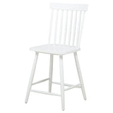 Andrews White Windsor Counter Height Dining Side Chair, Set of 2 from Coaster - Luna Furniture
