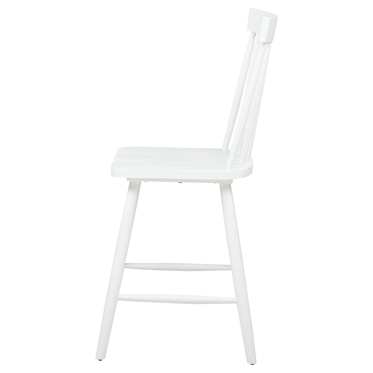 Andrews White Windsor Counter Height Dining Side Chair, Set of 2 from Coaster - Luna Furniture