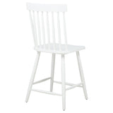 Andrews White Windsor Counter Height Dining Side Chair, Set of 2 from Coaster - Luna Furniture