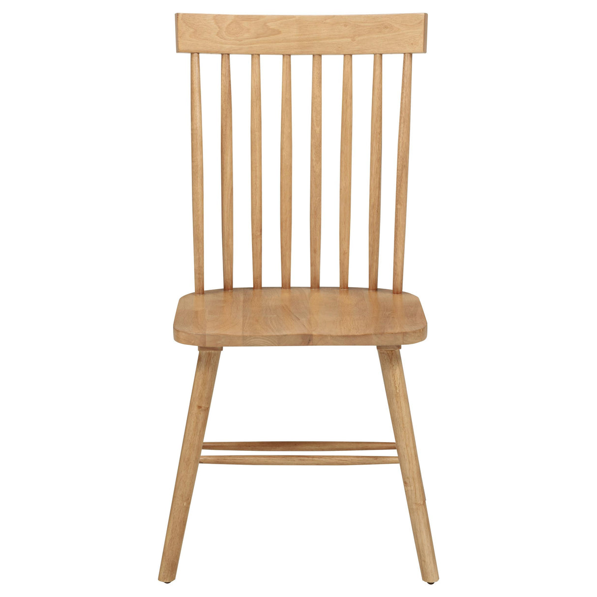 Andrews Light Ash Windsor Spindle Back Dining Side Chair, Set of 2 from Coaster - Luna Furniture