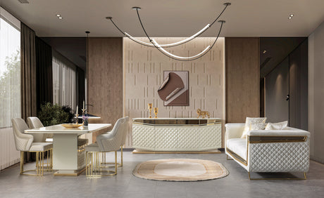 Anica Ivory Dining Server from Nova Furniture - Luna Furniture