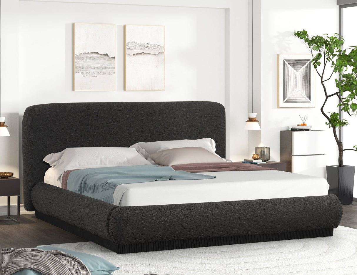 Annie Black Queen Platform Bed from Happy Homes - Luna Furniture
