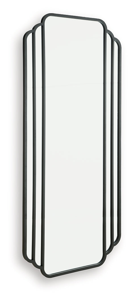 Antigone Black Floor Mirror from Ashley - Luna Furniture