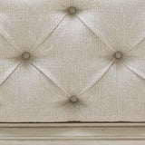 Arlendyne Queen Upholstered Bed with Mirrored Dresser and 2 Nightstands in Antique White from Ashley - Luna Furniture