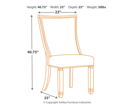 Bolanburg Antique White Dining Table and 10 Chairs from Ashley Furniture - Luna Furniture