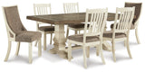 Bolanburg Antique White Dining Table and 6 Chairs from Ashley Furniture - Luna Furniture