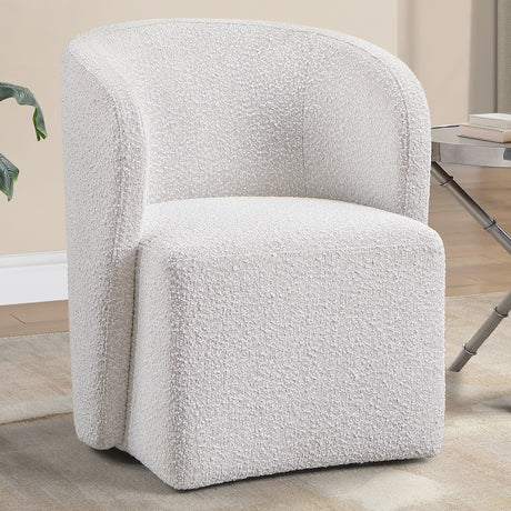 Annie Cotton Barrel Chair with Casters, Set of 2 from Steve Silver - Luna Furniture