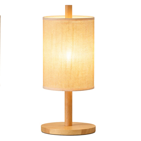 Arcana Table Lamp - Oak - Natural from Ashcroft Furniture - Luna Furniture