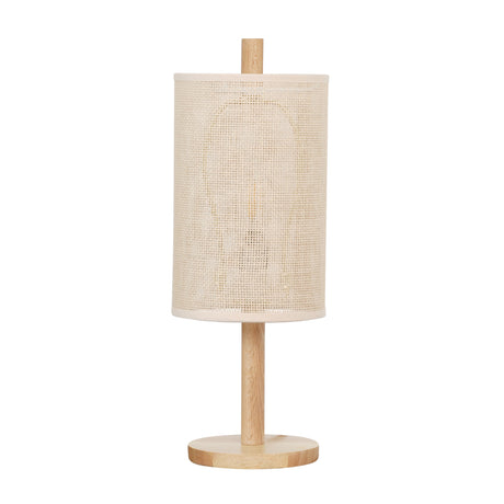 Arcana Table Lamp - Oak - Natural from Ashcroft Furniture - Luna Furniture