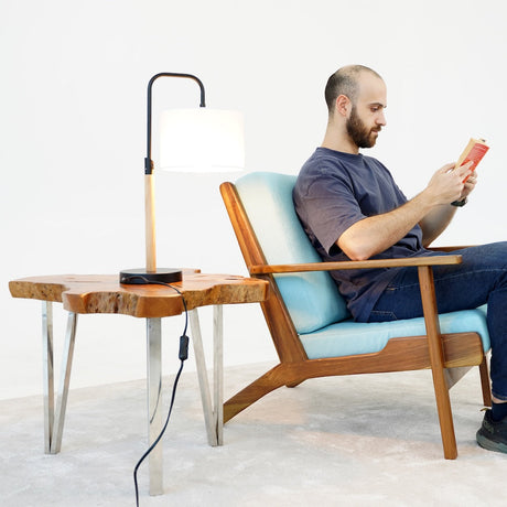 Arcus Paniz Simple Table Lamp with Cylinder Shade from Ashcroft Furniture - Luna Furniture